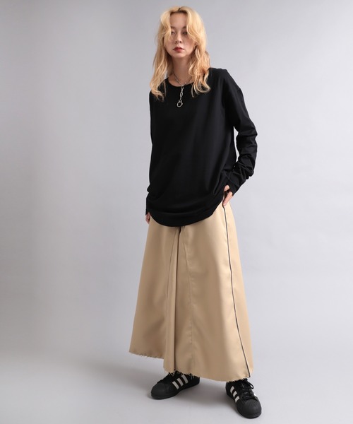 RNA（アールエヌエー）の「M1933 ロングスリーブロンＴ（Tシャツ/カットソー・レディース・ホワイト/オレンジ/ブラック/パープル・MEDIUM）」の17枚目の写真