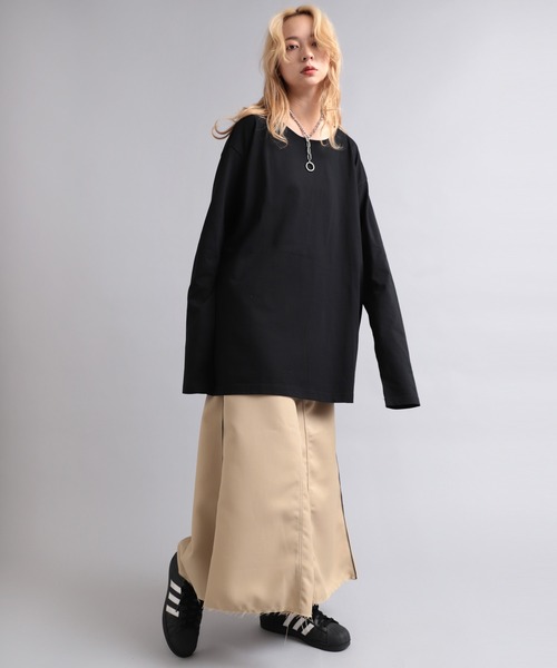 RNA（アールエヌエー）の「M1933 ロングスリーブロンＴ（Tシャツ/カットソー・レディース・ホワイト/オレンジ/ブラック/パープル・MEDIUM）」の19枚目の写真