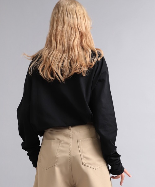 RNA（アールエヌエー）の「M1933 ロングスリーブロンＴ（Tシャツ/カットソー・レディース・ホワイト/オレンジ/ブラック/パープル・MEDIUM）」の16枚目の写真