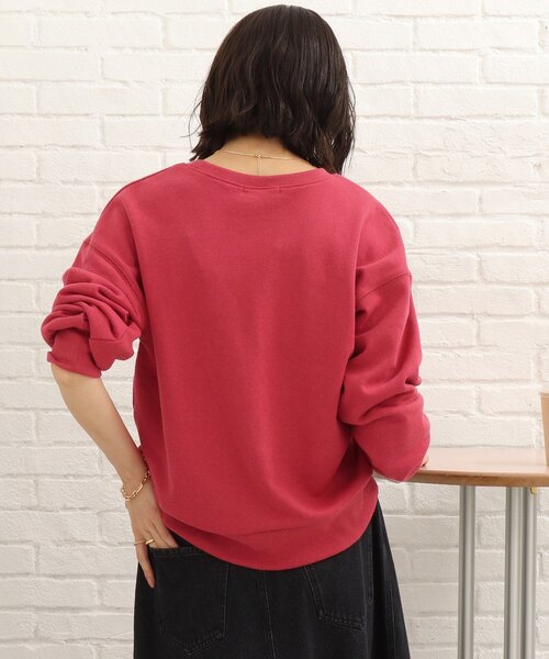 SHOO・LA・RUE（シューラルー）の「◆ベーシックで着回せる！～シンプル裏毛スウェット～（スウェット・レディース・ブラック/グレー/カーキ/アイボリー/マスタード/ピンク系・02/03）」の16枚目の写真