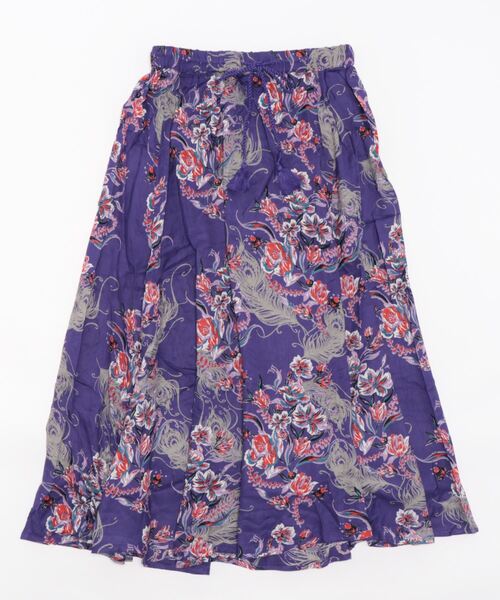 チャイハネ（チャイハネ）の「【チャイハネ】ラゾーラフラワープリントスカート（スカート・レディース・レッド/パープル/ブラック・FREE）」の13枚目の写真