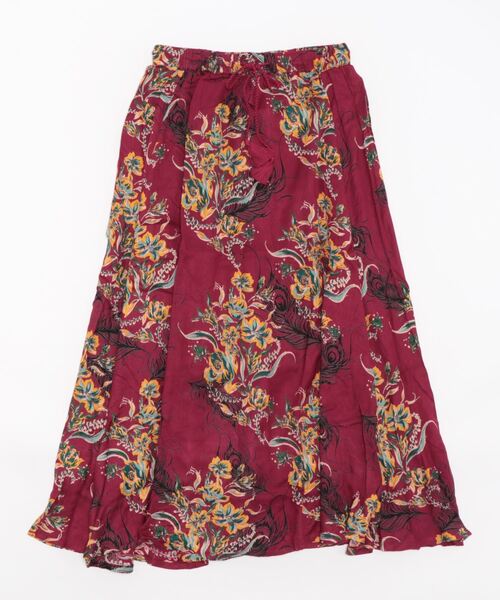 チャイハネ（チャイハネ）の「【チャイハネ】ラゾーラフラワープリントスカート（スカート・レディース・レッド/パープル/ブラック・FREE）」の18枚目の写真