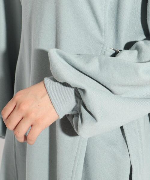 PINK-latte（ピンクラテ）の「◆フード付ウエストマークワンピース（ワンピース・キッズ・ライトブルー/ブラック/グレー・14/15 /16）」の8枚目の写真