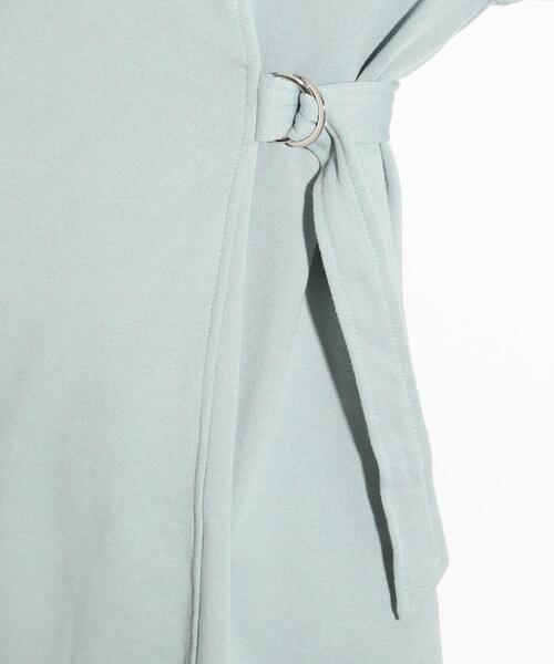 PINK-latte（ピンクラテ）の「◆フード付ウエストマークワンピース（ワンピース・キッズ・ライトブルー/ブラック/グレー・14/15 /16）」の9枚目の写真