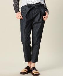 BEAUTY&YOUTH UNITED ARROWS | BYSF デニムタックテーパード9分丈パンツ(デニムパンツ)