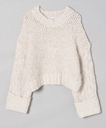 JEANASIS | カノコリンクスショートプルオーバー/169145(ニット/セーター)