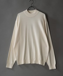 middle gauge mock neck sweater/ミドルゲージ モックネック セーター