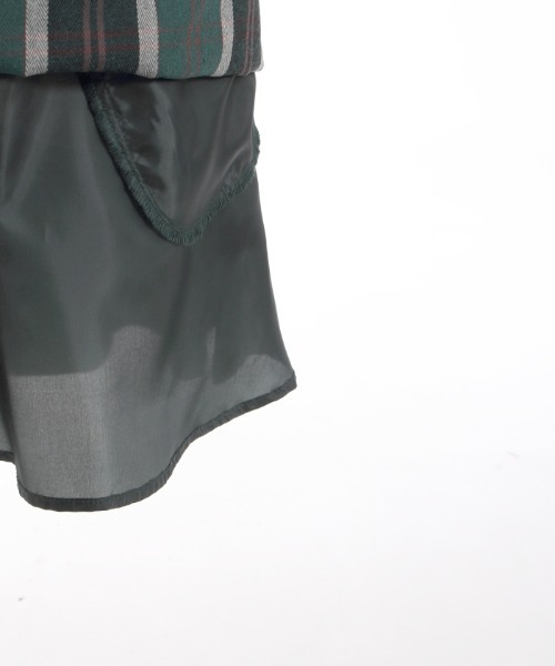 axes femme（アクシーズファム）の「サス付チェック柄フレアスカート（スカート・キッズ・ワイン/グリーン・MEDIUM/LARGE/X-LARGE/XX-LARGE/SMALL）」の12枚目の写真