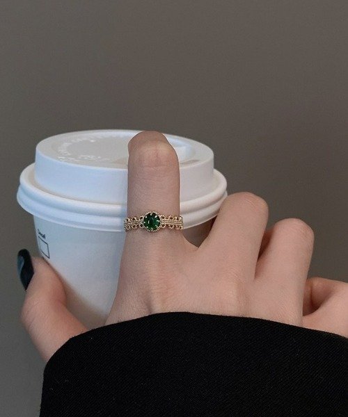 LAC-VERT（ラック・ヴェール）の「グリーンクリスタルリング（リング・レディース・その他1/その他2・FREE）」の7枚目の写真