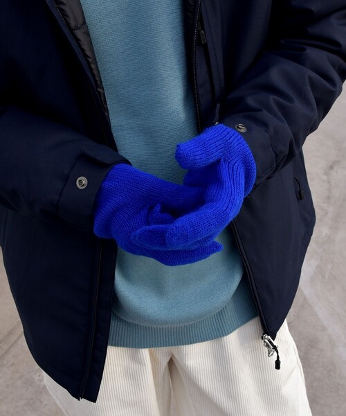 SHIPS any(シップス エニィ)の「NEWBERRY KNITTING:ショート ニット グローブ 手袋(手袋・メンズ・ブラウン/ブラック/パープル/ネイビー/オリーブ/ブルー・ONE SIZE)」の11枚目の写真