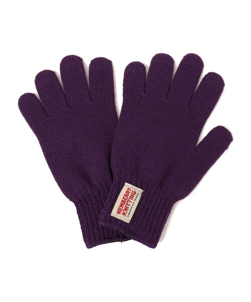 SHIPS any(シップス エニィ)の「NEWBERRY KNITTING:ショート ニット グローブ 手袋(手袋・メンズ・ブラウン/ブラック/パープル/ネイビー/オリーブ/ブルー・ONE SIZE)」の14枚目の写真