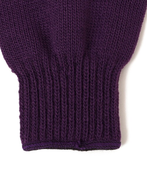SHIPS any(シップス エニィ)の「NEWBERRY KNITTING:ショート ニット グローブ 手袋(手袋・メンズ・ブラウン/ブラック/パープル/ネイビー/オリーブ/ブルー・ONE SIZE)」の19枚目の写真