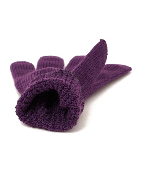 SHIPS any(シップス エニィ)の「NEWBERRY KNITTING:ショート ニット グローブ 手袋(手袋・メンズ・ブラウン/ブラック/パープル/ネイビー/オリーブ/ブルー・ONE SIZE)」の20枚目の写真