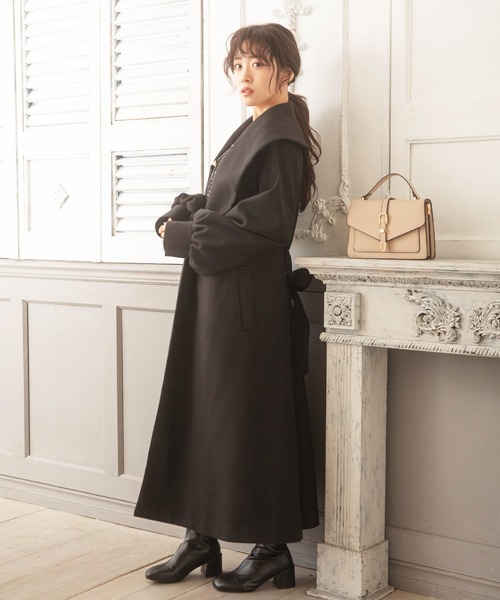 MIIA（ミーア）の「ショールカラーロングコート（その他アウター