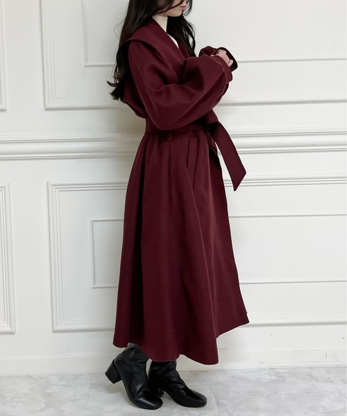 MIIA（ミーア）の「ショールカラーロングコート（その他アウター