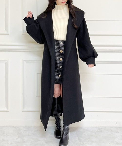 MIIA（ミーア）の「ショールカラーロングコート（その他アウター