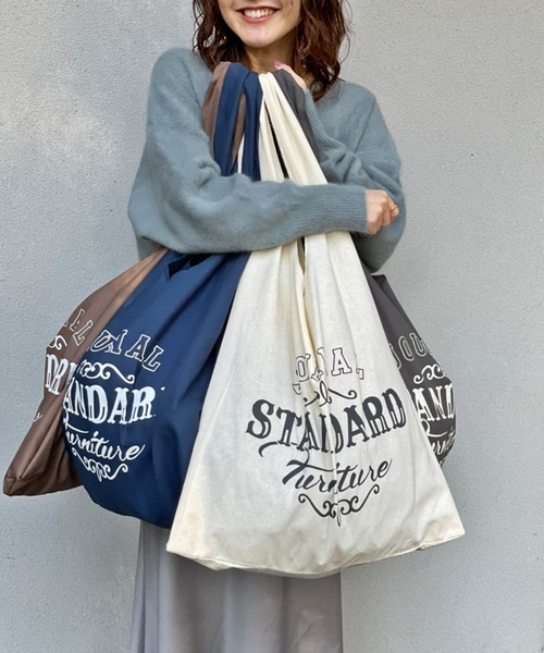 journal standard Furniture （ジャーナルスタンダードファニチャー）の「MARCHE BAG アイボリー（エコバッグ/サブバッグ・レディース・その他・FREE）」の17枚目の写真