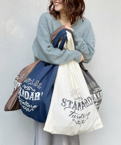 journal standard Furniture （ジャーナルスタンダードファニチャー）の「MARCHE BAG アイボリー（エコバッグ/サブバッグ・レディース・その他・FREE）」の18枚目の写真