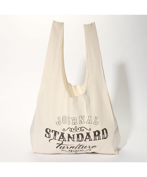 journal standard Furniture （ジャーナルスタンダードファニチャー）の「MARCHE BAG アイボリー（エコバッグ/サブバッグ・レディース・その他・FREE）」の2枚目の写真