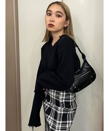 EMODA | ヘムクラッシュVネックニット(ニット/セーター)