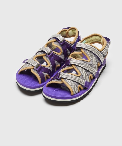 セール】ZIP-ab - Brown x Purple（サンダル）｜SUICOKE