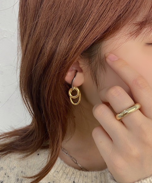 apres jour mignon（アプレジュールミニョン）の「【apresjour mignon×ARIAZ】ミックスデザインイヤカフ（イヤーカフ・レディース・その他・ONESIZE）」の2枚目の写真