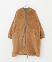 LE GLAZIK | Le GLAZIK リバーシブルエコファージップコート(MA-1)