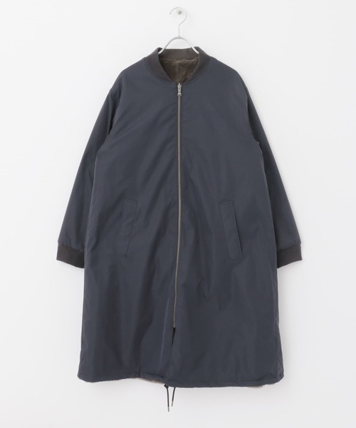 LE GLAZIK（ルグラジック）の「Le GLAZIK　リバーシブルエコファージップコート（MA-1・レディース・ダークブラウン/ライトブラウン・36）」の9枚目の写真