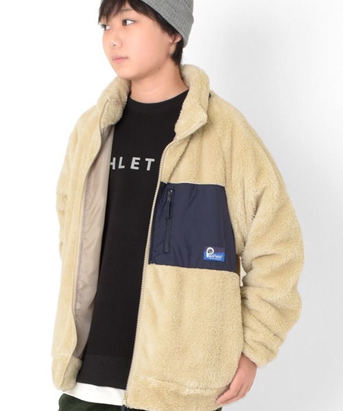 GLAZOS（グラソス）の「【Penfield】ボアジャケット（ブルゾン・キッズ・ホワイト/ブラウン/ブラック・160cm/150cm/140cm/170cm）」の2枚目の写真