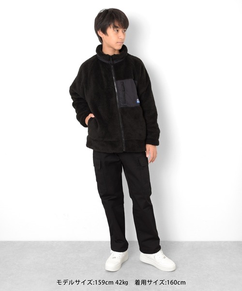 GLAZOS（グラソス）の「【Penfield】ボアジャケット（ブルゾン・キッズ・ホワイト/ブラウン/ブラック・160cm/150cm/140cm/170cm）」の4枚目の写真