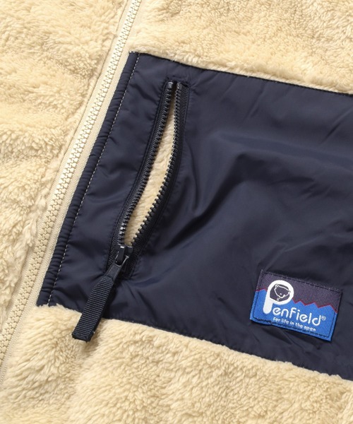 GLAZOS（グラソス）の「【Penfield】ボアジャケット（ブルゾン・キッズ・ホワイト/ブラウン/ブラック・160cm/150cm/140cm/170cm）」の5枚目の写真