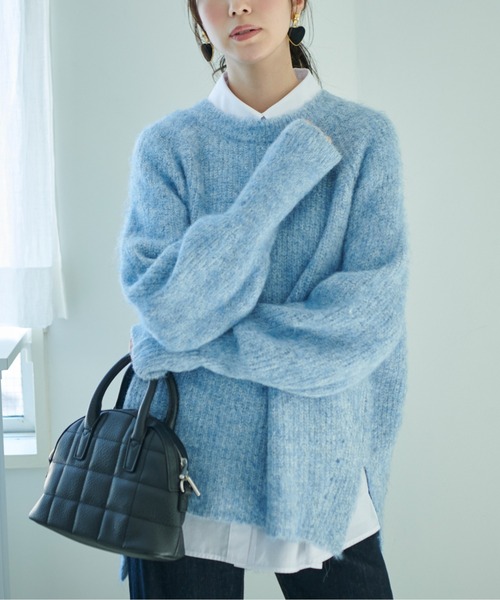 ◆畦ミックスルーズニット