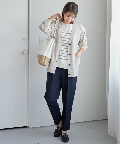 ikka(イッカ)の「ストレッチテーパードパンツ(その他パンツ・レディース・ネイビー/グリーン/ライトグレー/イエロー・L/M/S)」の22枚目の写真