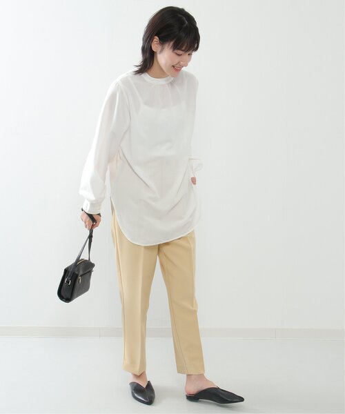 ikka(イッカ)の「ストレッチテーパードパンツ(その他パンツ・レディース・ネイビー/グリーン/ライトグレー/イエロー・L/M/S)」の16枚目の写真