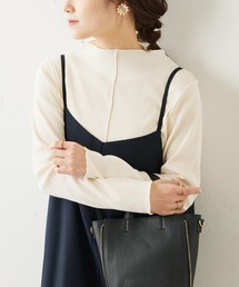 PUAL CE CIN | プチハイネック　テレコ染め分けボーダーアソートロンT(Tシャツ/カットソー)