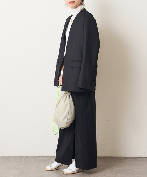 Omekashi（オメカシ）の「NYLONY ナップサック（バックパック/リュック・レディース・シルバー・ONE SIZE）」の9枚目の写真