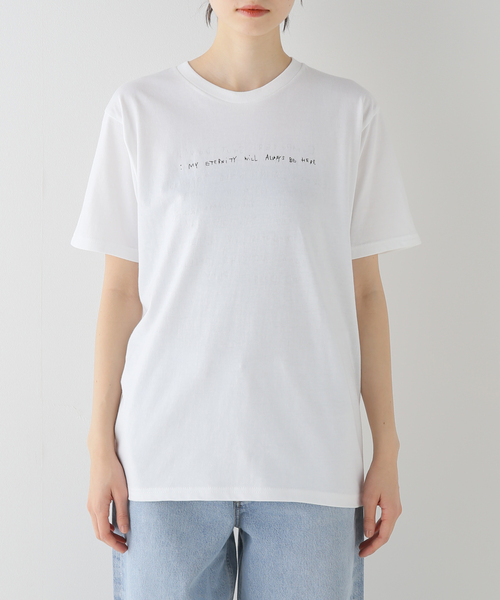 Deuxieme Classe*SKIN WRITING*Tシャツ*未使用品 SKIN/スキン】 WRITING Tシャツ（Tシャツ/カットソー）｜SKIN