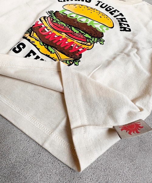 Life Support Products（ライフサポートプロダクツ）の「防汚加工プリントTシャツ(80～150cm)（Tシャツ/カットソー・キッズ・オレンジ/チャコール/ベージュ/ライトグリーン/エメラルド/オフホワイト・80/90/95/100/110/120/130/140/150）」の8枚目の写真