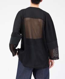 トップス TOGA PULLA Rayon jersey mesh top TOGA VIRILIS（トーガ ビリリース）の「TOGA VIRILIS Mesh