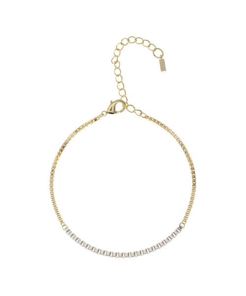 ELENDEEK（エレンディーク）の「バイカラーブレスレット（ブレスレット・レディース・ゴールド/シルバー・FREE）」の9枚目の写真