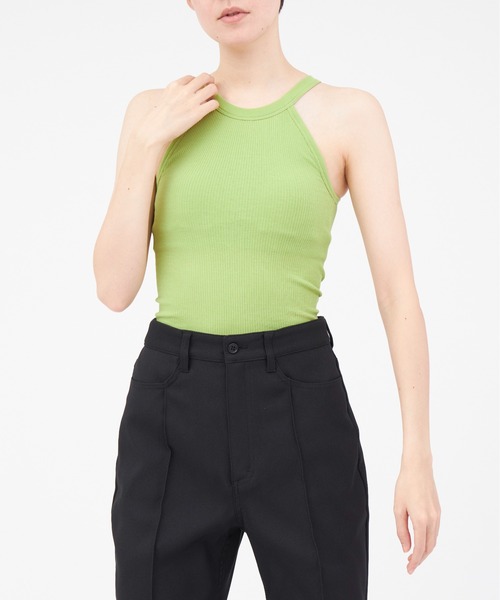 HAKUJI（ハクジ）の「HAKUJI Twist cotton bra tank（タンク