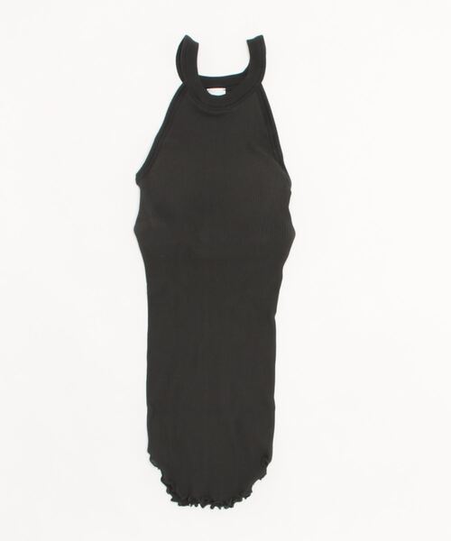 HAKUJI/ハクジ　edit for lulu タンクトップ　ブラック HAKUJI(ハクジ)/Asymmetry bra tanktop(アシンメトリー ブラ