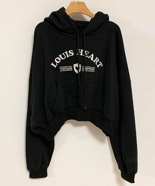 Dalfwin（ダールフィン）の「HEART刺繍ドルマンスリーブスウェットパーカー（パーカー・レディース・グレー/パープル/ブラック・FREE）」の12枚目の写真