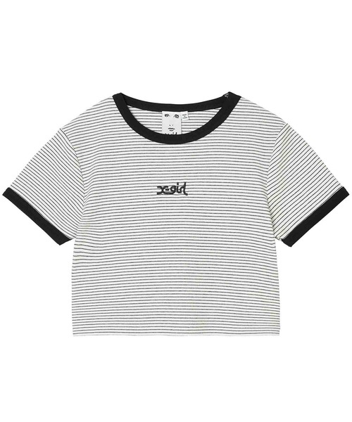 90 Logo Girl Cropped Tee Mサイズ Tシャツ セール】HEART WING SHINY LOGO S/S CROPPED TEE（Tシャツ