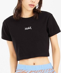 X-girl | MILLS LOGO S/S CROPPED TOP(Tシャツ/カットソー)