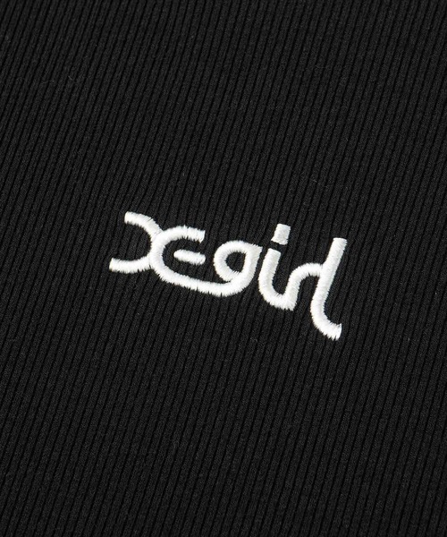 X-girl（エックスガール）の「MILLS LOGO S/S CROPPED TOP（Tシャツ/カットソー・レディース・ブラック/マルチ/ホワイト/グリーン・S/M）」の20枚目の写真