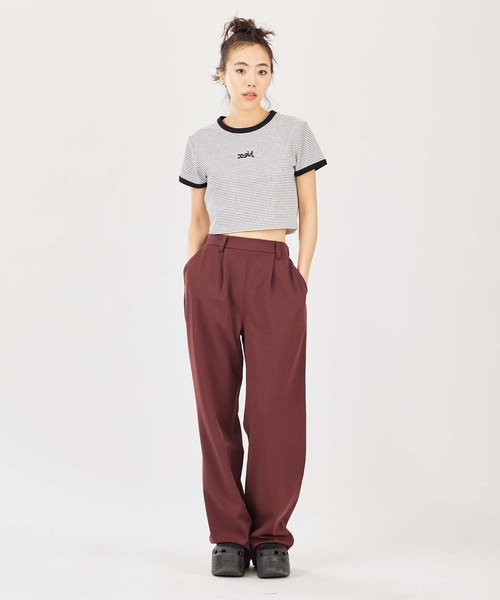 tシャツ LOGO CROPPED T-SHIRT レディース X-girl（エックスガール）の「CANDY LOGO S/S CROPPED TEE