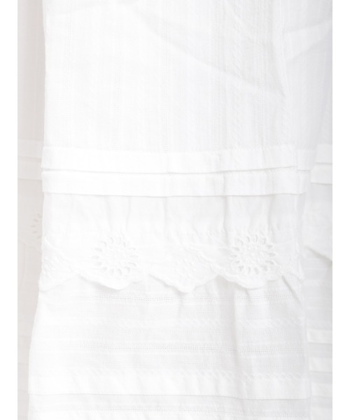 Samansa Mos2(サマンサ モスモス)の「綿ドビー裾スカラップスカート(スカート・レディース・ブラック/オフホワイト/ブルー・フリ-)」の17枚目の写真