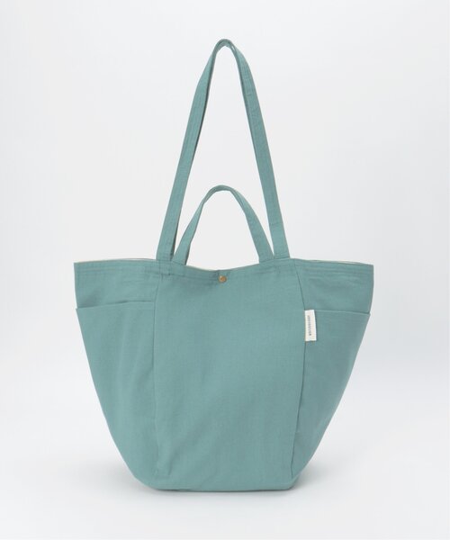 LBC（エルビーシー）の「2ハンドル無地トートバッグ（トートバッグ・レディース・グリーン/ブルー/イエロー/グリーン系その他/イエロー系/ネイビー/オレンジ系その他/オリーブ/ワイン/ブラック/レッド/ミント・FREE）」の6枚目の写真