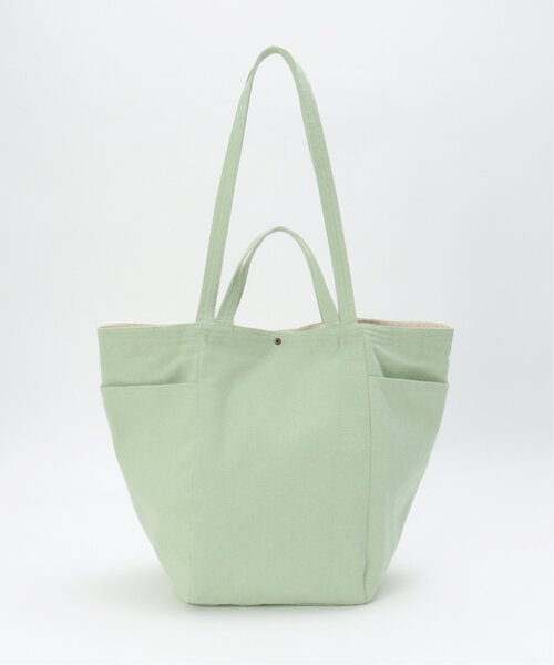 LBC（エルビーシー）の「2ハンドル無地トートバッグ（トートバッグ・レディース・グリーン/ブルー/イエロー/グリーン系その他/イエロー系/ネイビー/オレンジ系その他/オリーブ/ワイン/ブラック/レッド/ミント・FREE）」の22枚目の写真